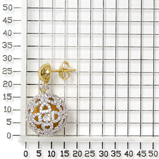 925 STERLING SILVER EARRINGS WITH CUBIC ZIRCONIA