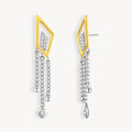 925 STERLING SILVER WATERFALL EARRINGS