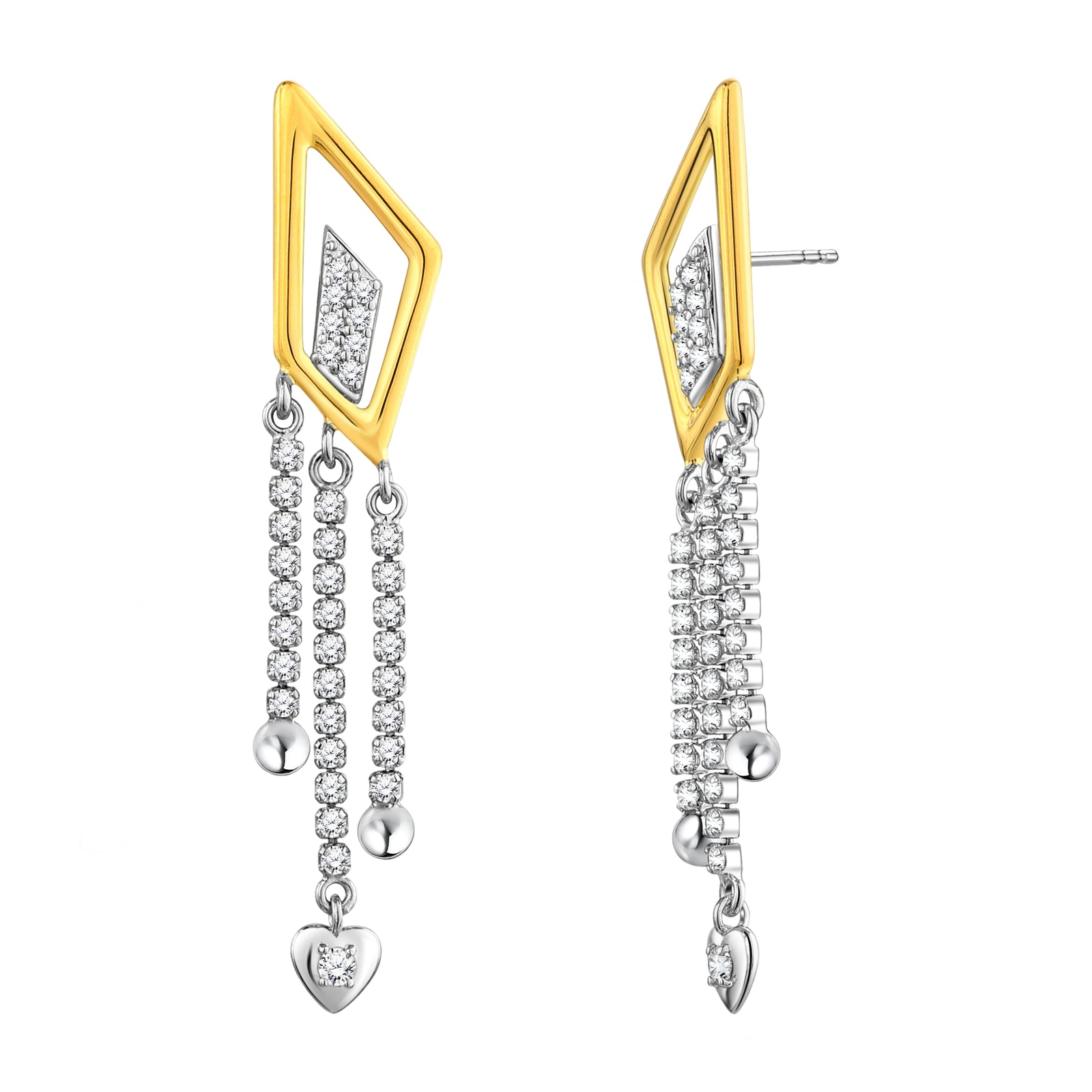 925 STERLING SILVER WATERFALL EARRINGS