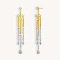 925 STERLING SILVER WATERFALL EARRINGS