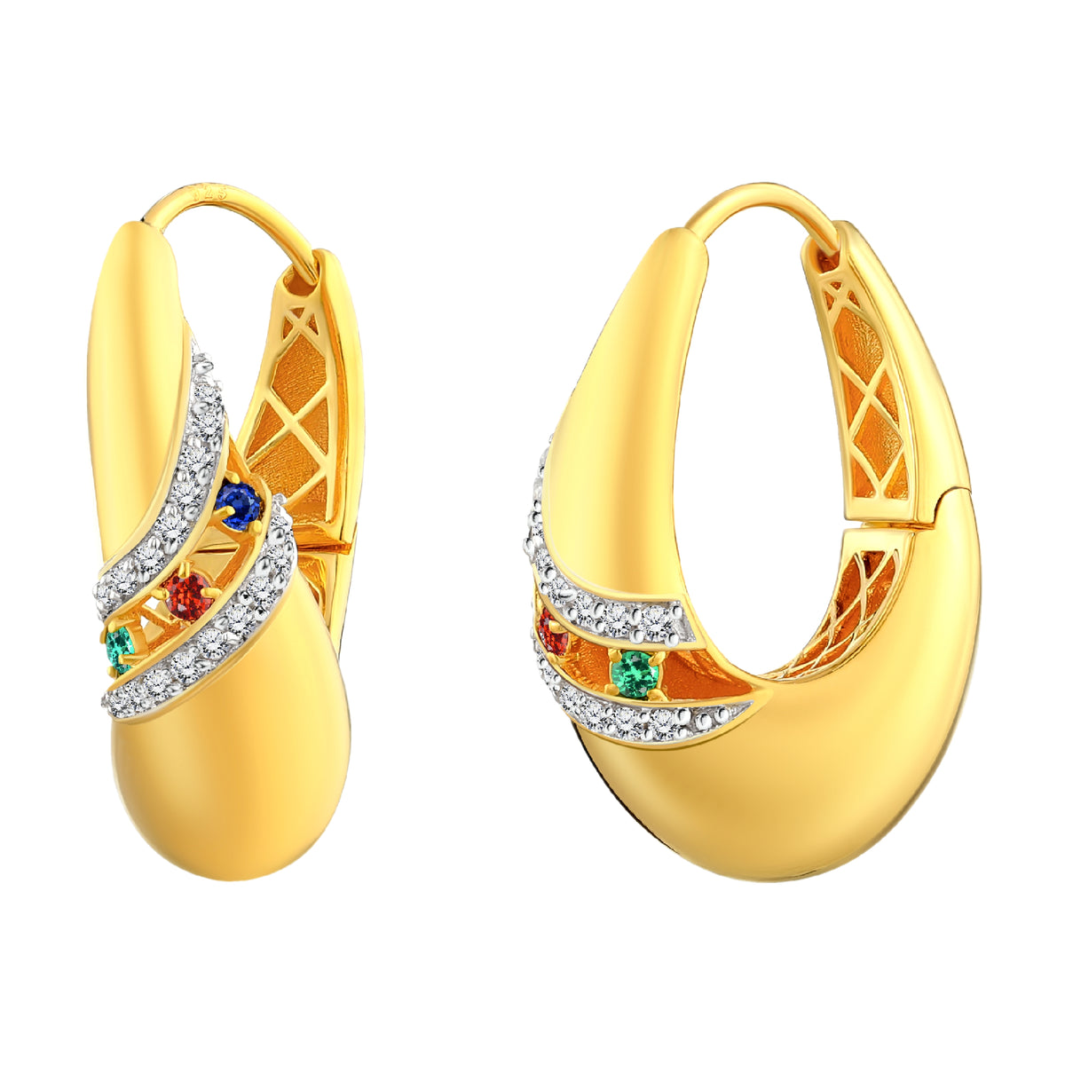 925 STERLING SILVER LE MESH EARRINGS