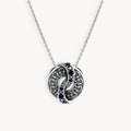 925 STERLING SILVER FANCY PENDANT NECKLACE