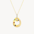 925 STERLING SILVER PENDANT WITH STONE