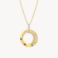 925 STERLING SILVER PENDANT WITH STONE