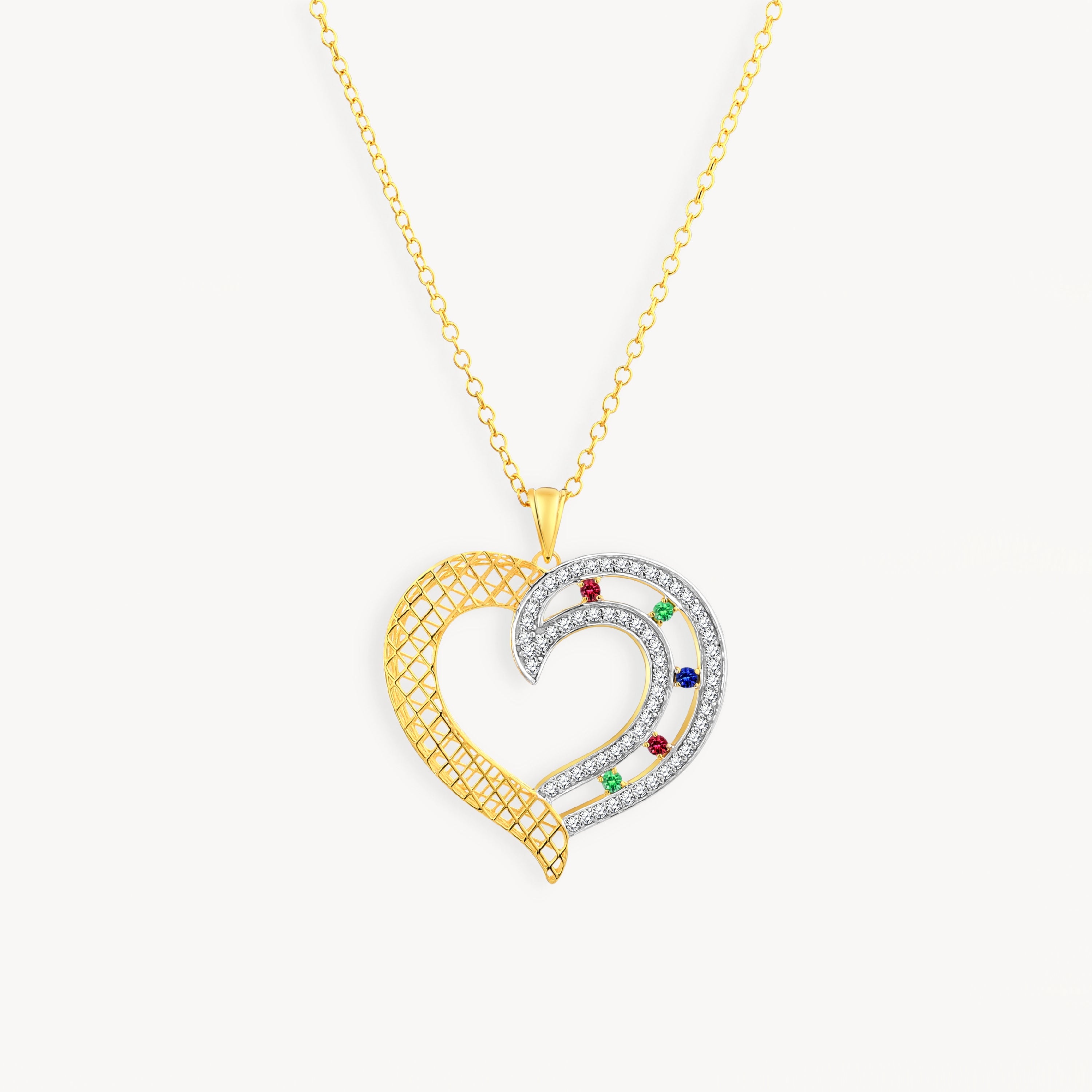 925 STERLING SILVER PENDANT WITH STONE