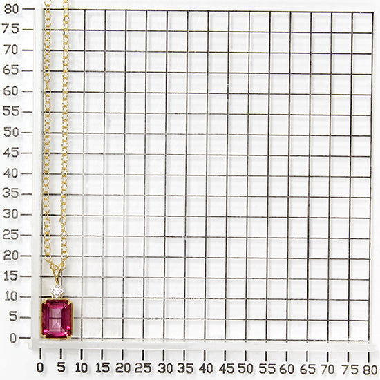 925 STERLING SILVER PENDANT WITH PINK TOPAZ