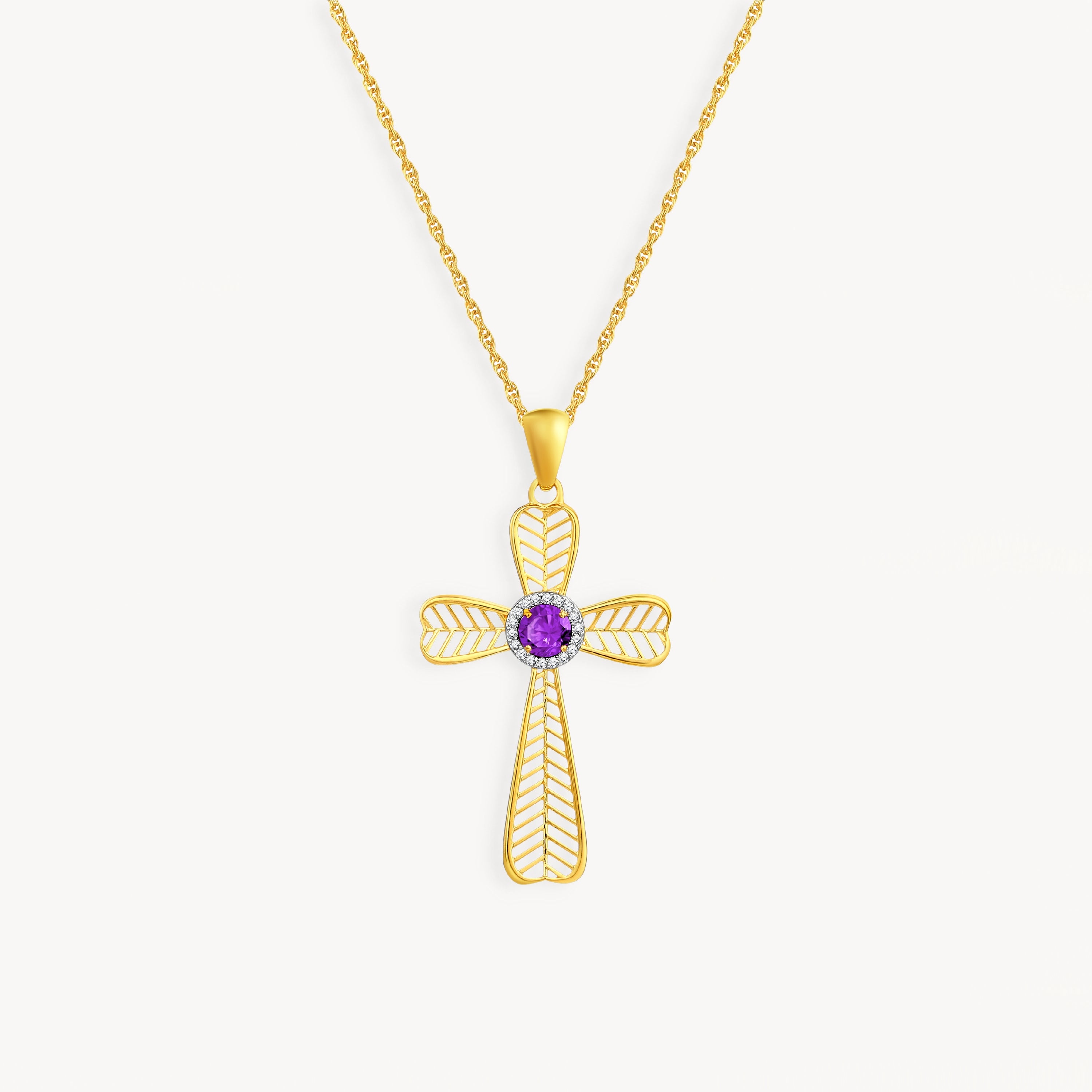 925 STERLING SILVER NECKLACES WITH AMETHYST