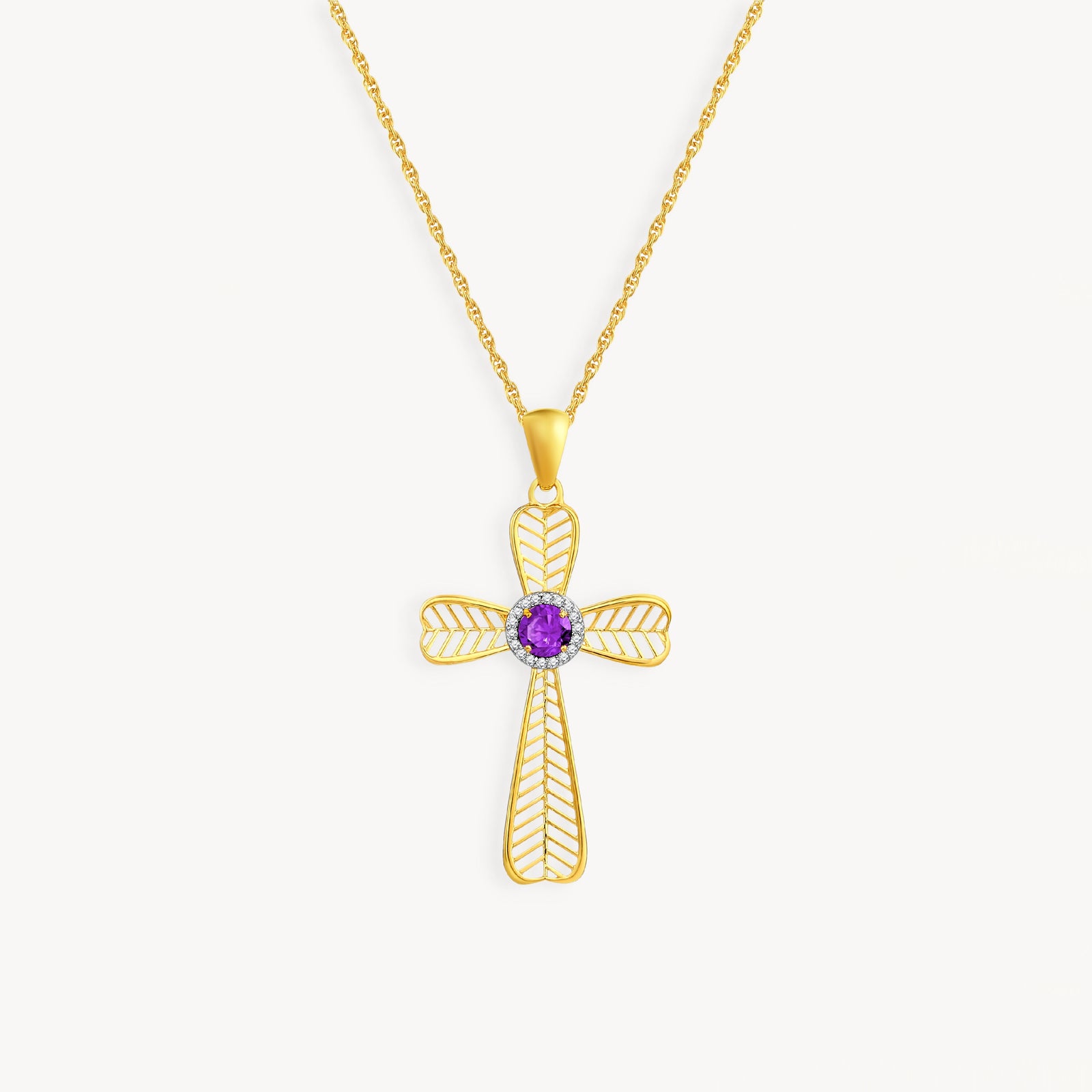 925 STERLING SILVER NECKLACES WITH AMETHYST