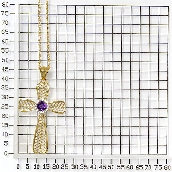 925 STERLING SILVER NECKLACES WITH AMETHYST