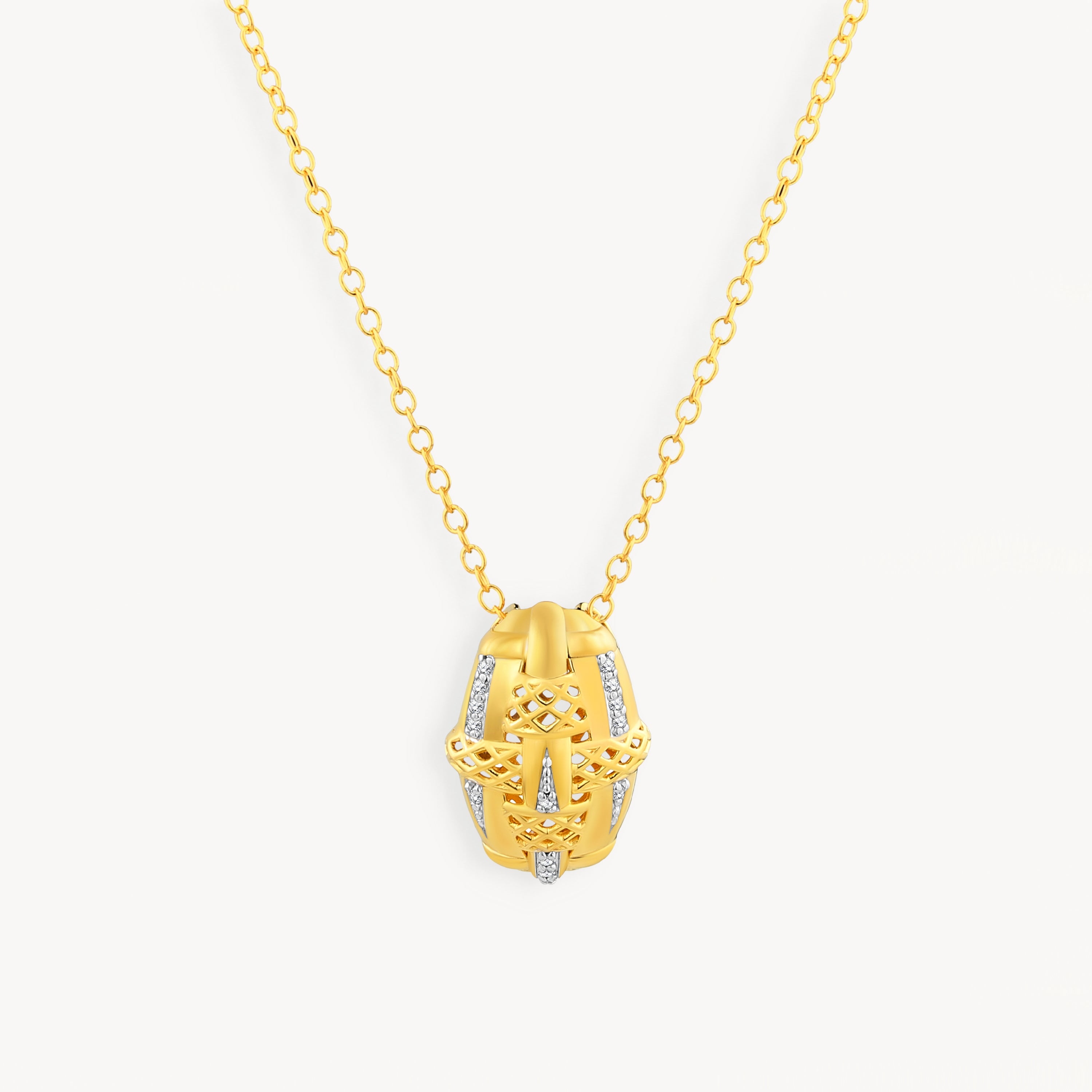 925 STERLING SILVER PENDANT WITH WHITE ZIRCON