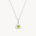 925 STERLING SILVER PENDANT WITH PERIDOT