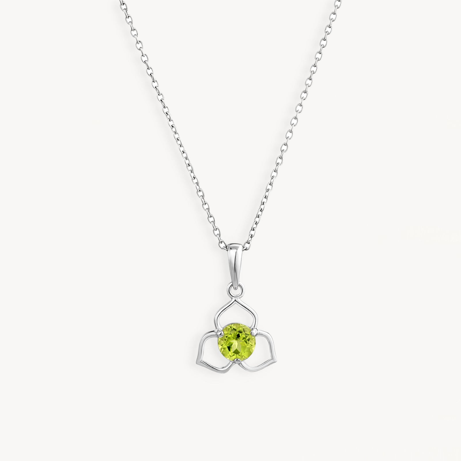 925 STERLING SILVER PENDANT WITH PERIDOT