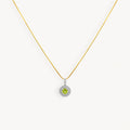 925 STERLING SILVER PENDANT WITH PERIDOT