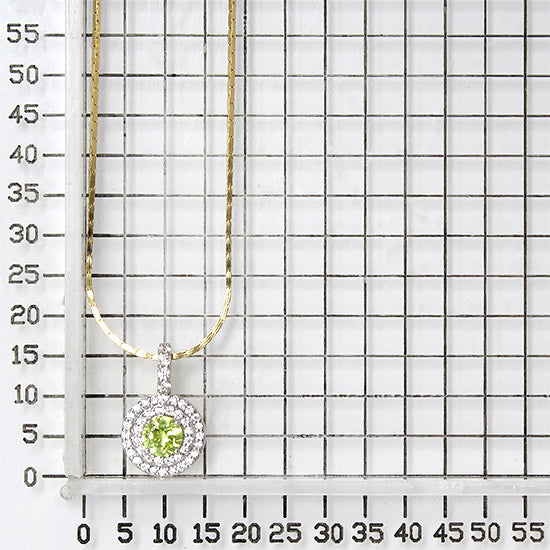 925 STERLING SILVER PENDANT WITH PERIDOT