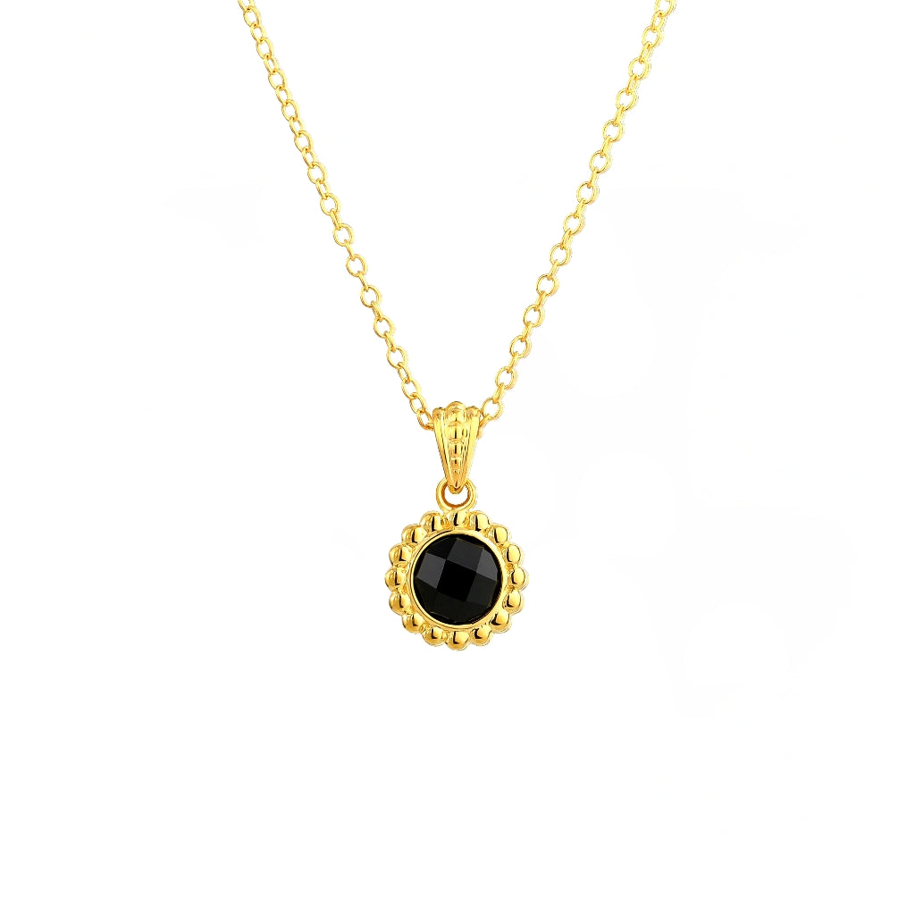 925 STERLING SILVER PENDANT WITH BLACK ONYX