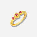 925 STERLING SILVER RING WITH RUBY
