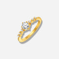 925 STERLING SILVER RING WITH CUBIC ZIRCONIA