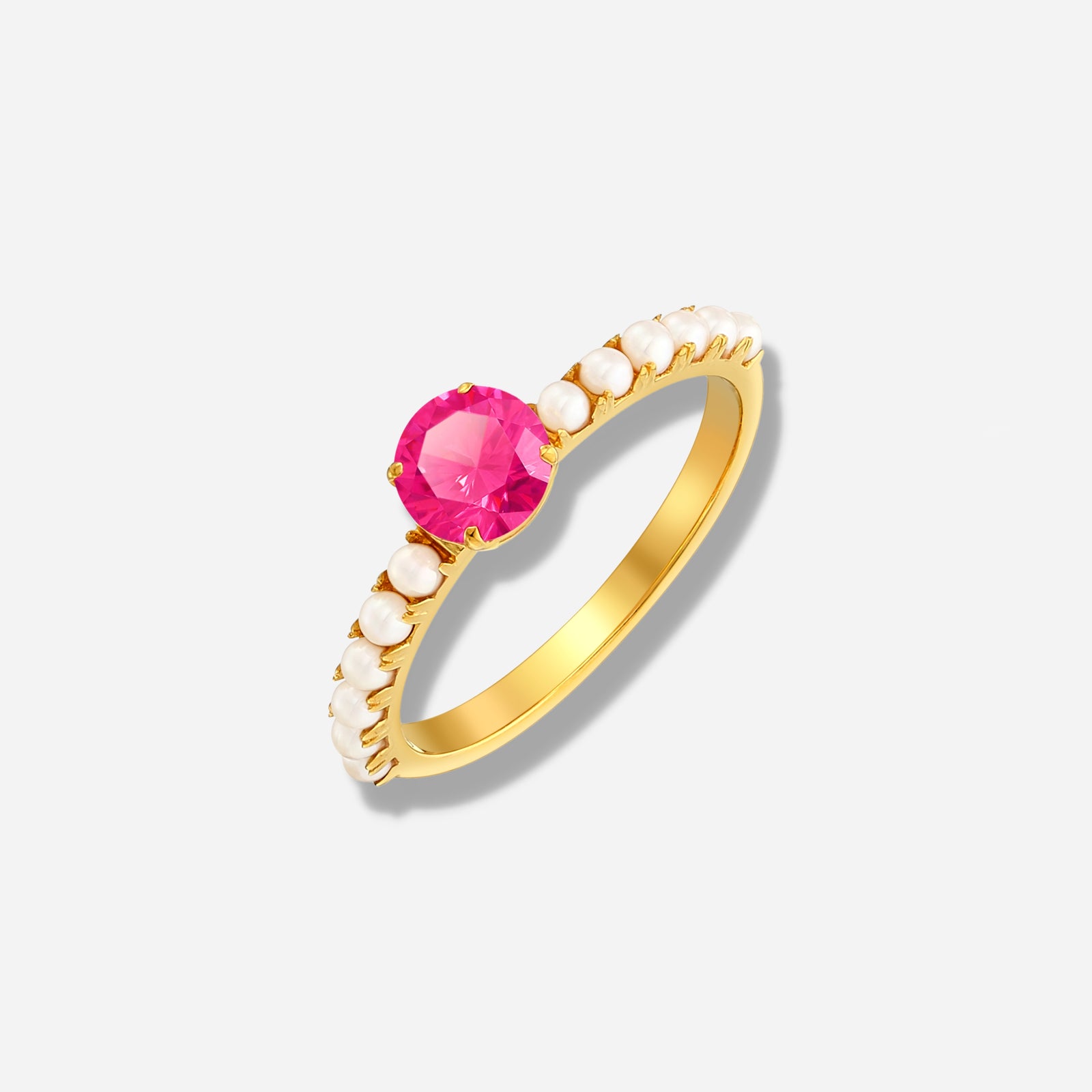 925 STERLING SILVER RING WITH FRESHWATER PEARL