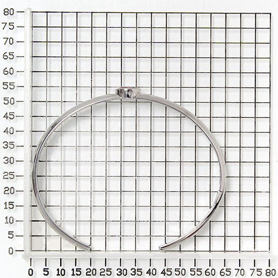 925 STERLING SILVER CUFF BANGLE WITH PINK TOPAZ