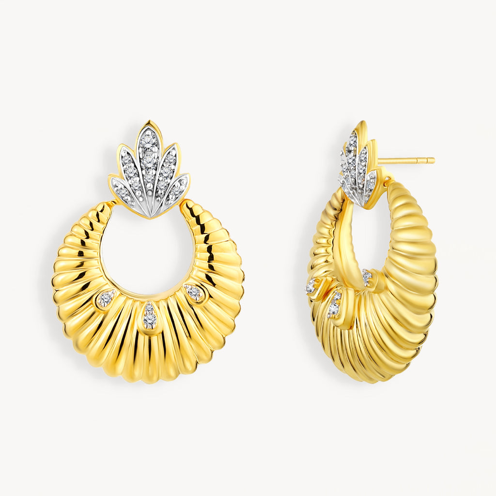 925 STERLING SILVER BACK TO BACK EARRINGS