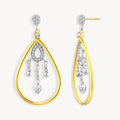 925 STERLING SILVER WATERFALL EARRIINGS