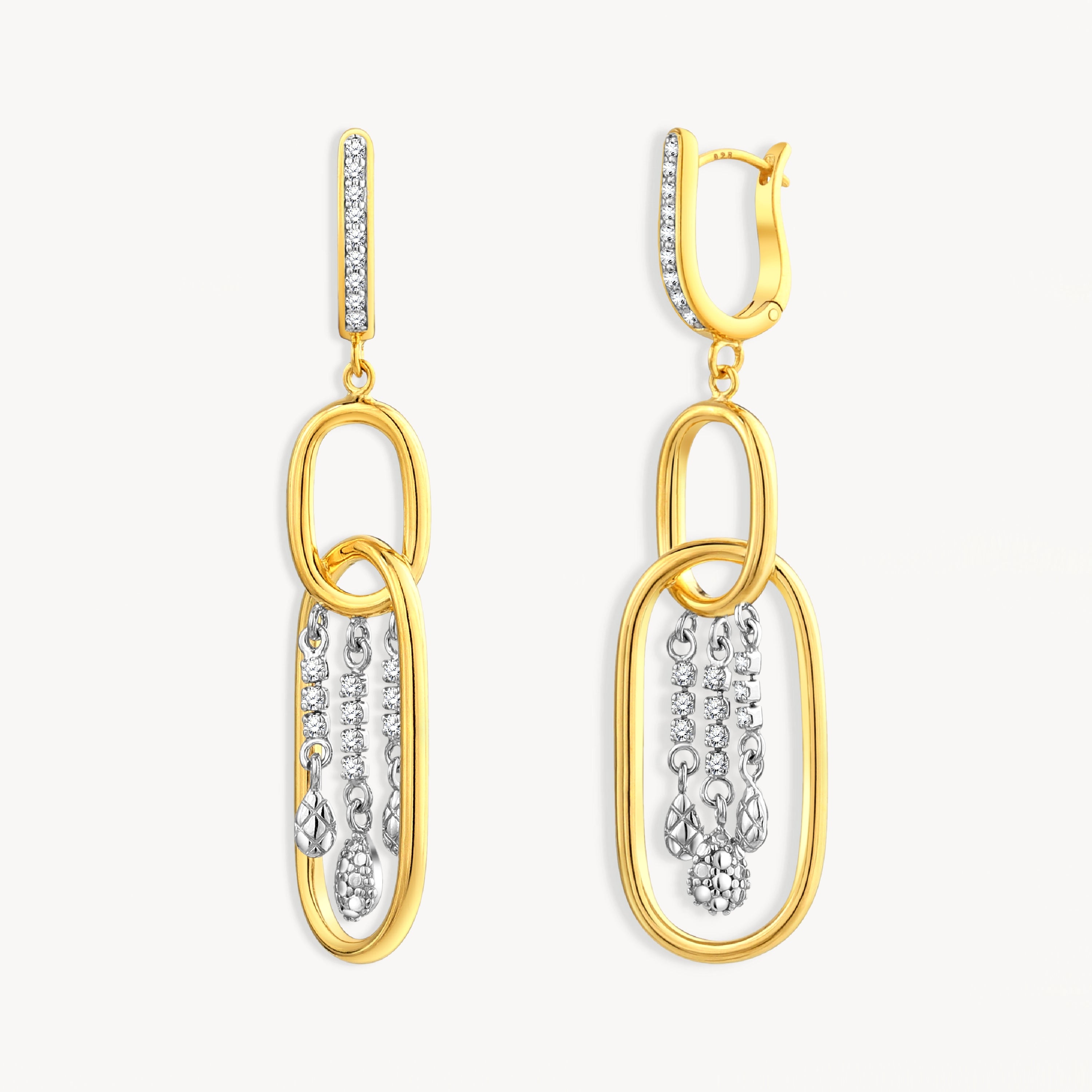 925 STERLING SILVER WATERFALL EARRINGS