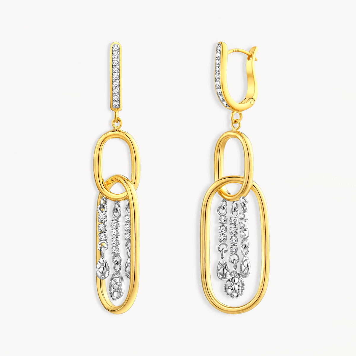 925 STERLING SILVER WATERFALL EARRINGS