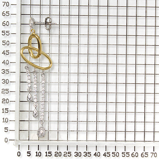 925 STERLING SILVER WATERFALL EARRINGS