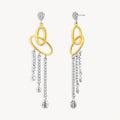 925 STERLING SILVER WATERFALL EARRINGS