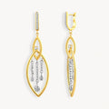 925 STERLING SILVER WATERFALL EARRINGS