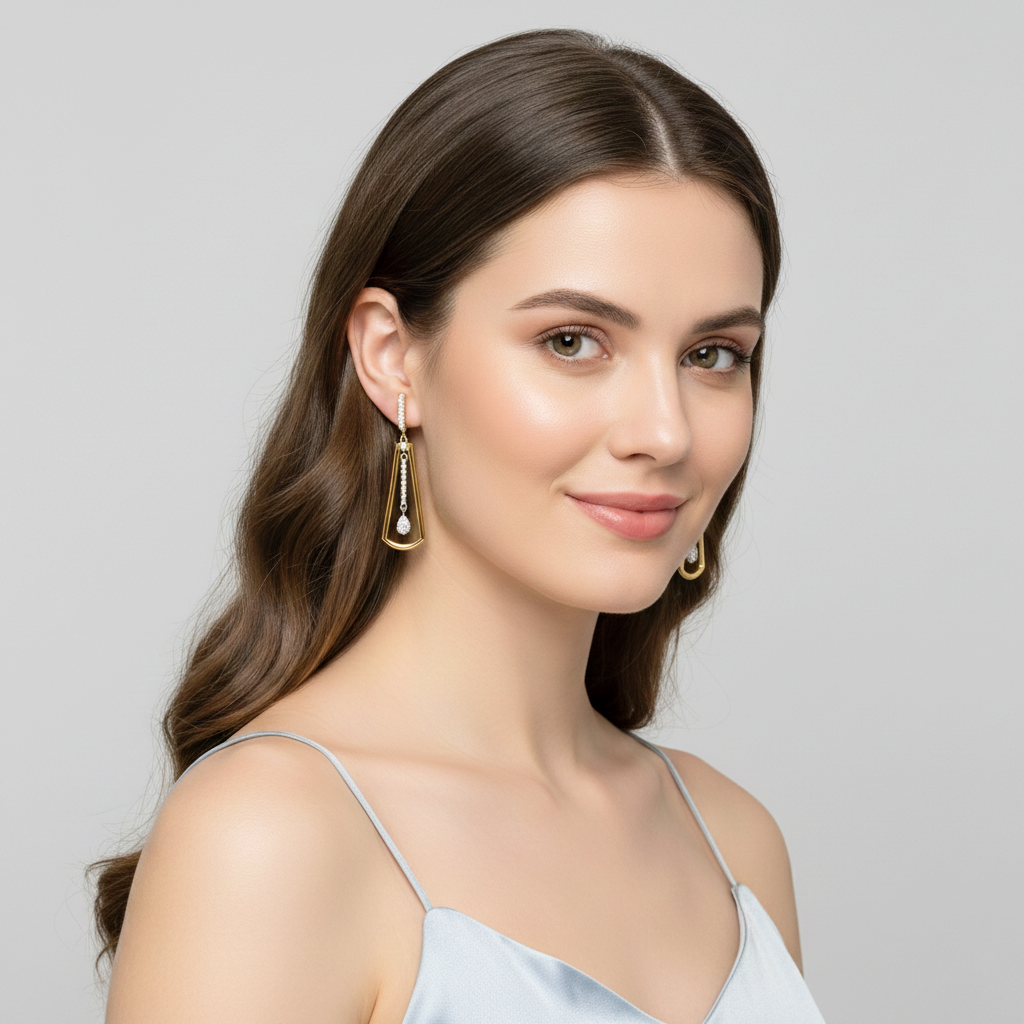 925 STERLING SILVER WATERFALL EARRINGS