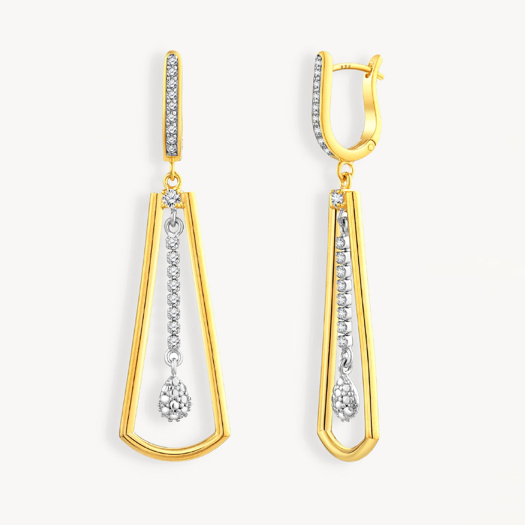925 STERLING SILVER WATERFALL EARRINGS