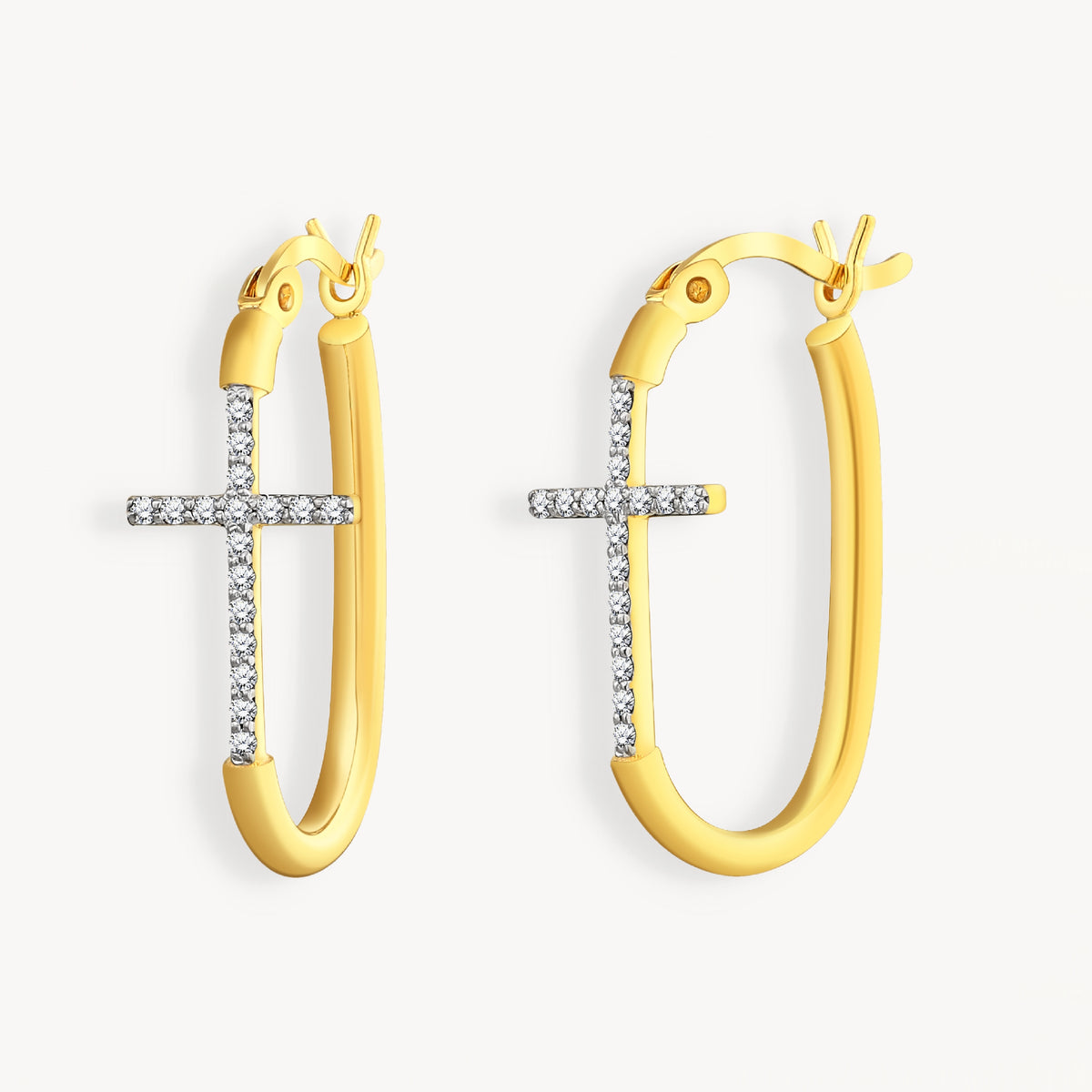 925 STERLING SILVER EARRINGS WITH CUBIC ZIRCONIA