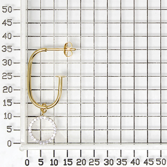 925 STERLING SILVER EARRINGS WITH CUBIC ZIRCONIA