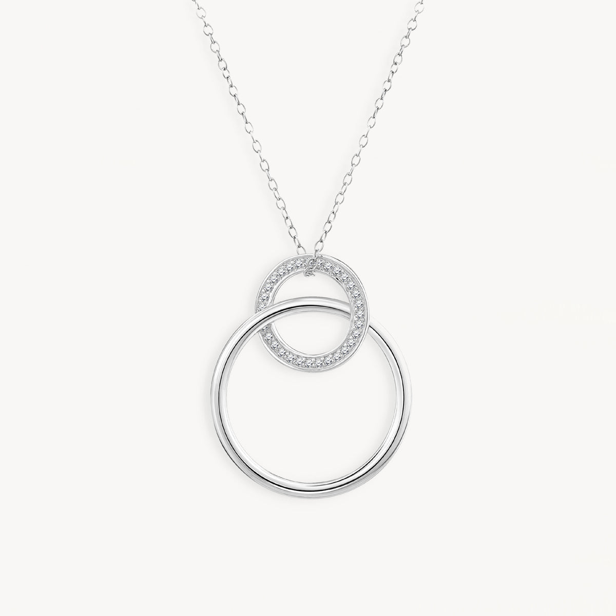 925 STERLING SILVER NECKLACES WITH CUBIC ZIRCONIA