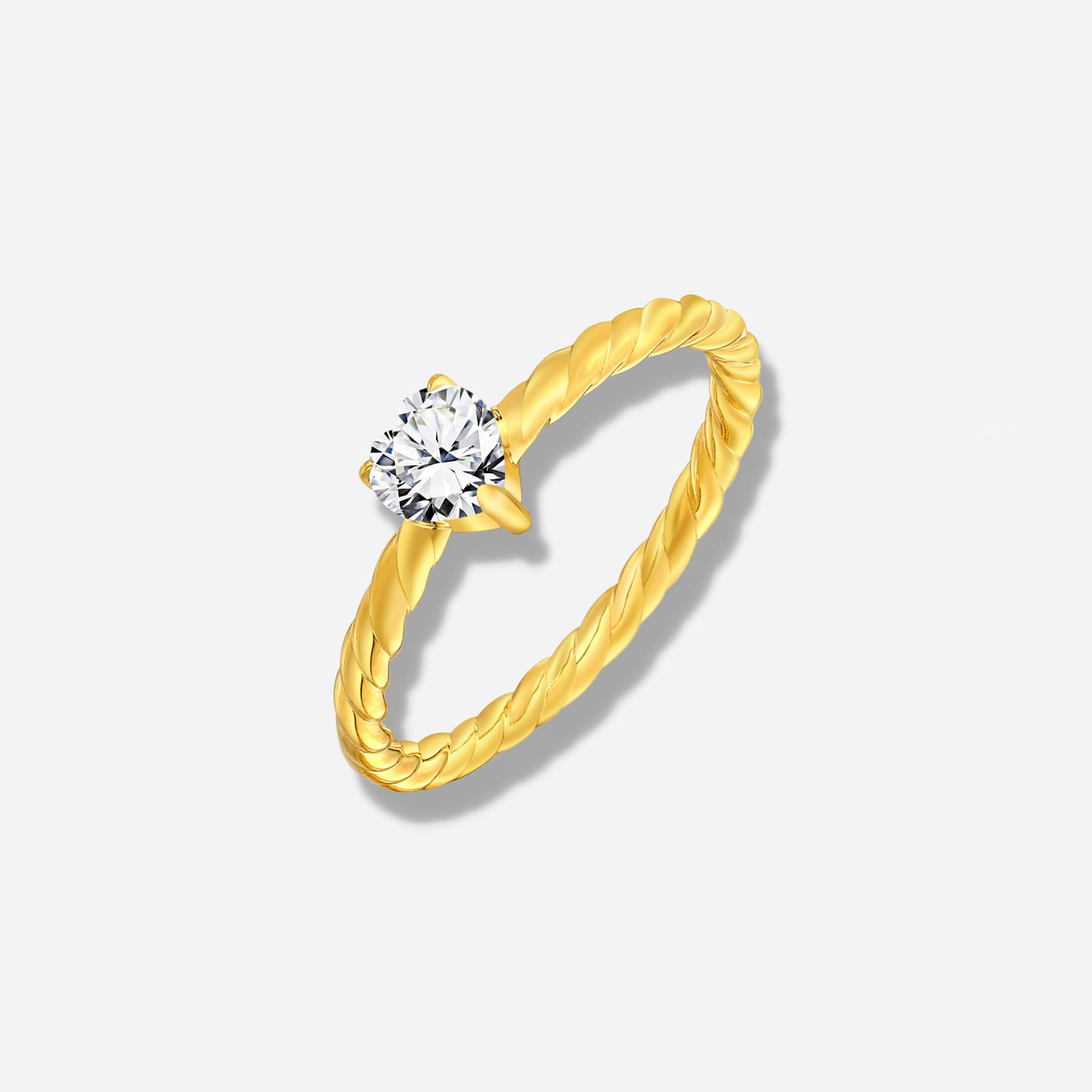 925 STERLING SILVER RING WITH WHITE TOPAZ