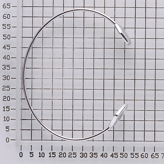 925 STERLING SILVER OCTAGON CUFF BANGLE