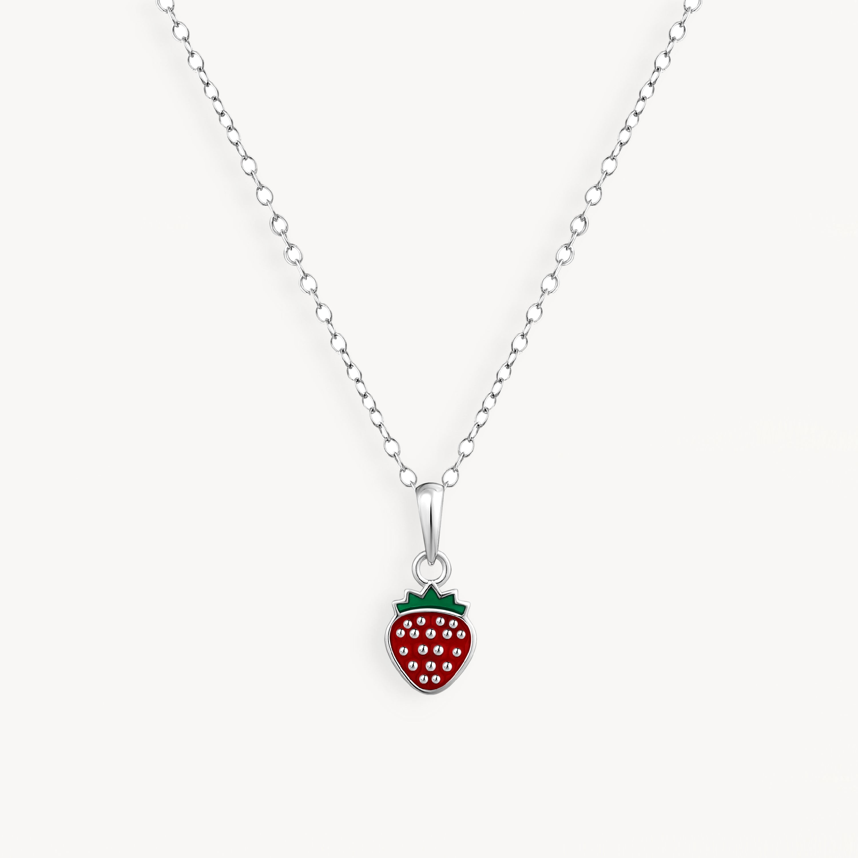 925 STERING SILVER FANCY STRAWBERRY CHARM