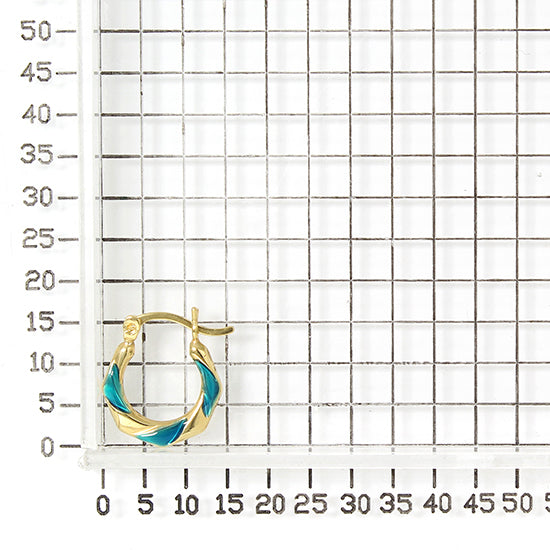 925 STERLING SILVER EARRINGS WITH ENAMEL