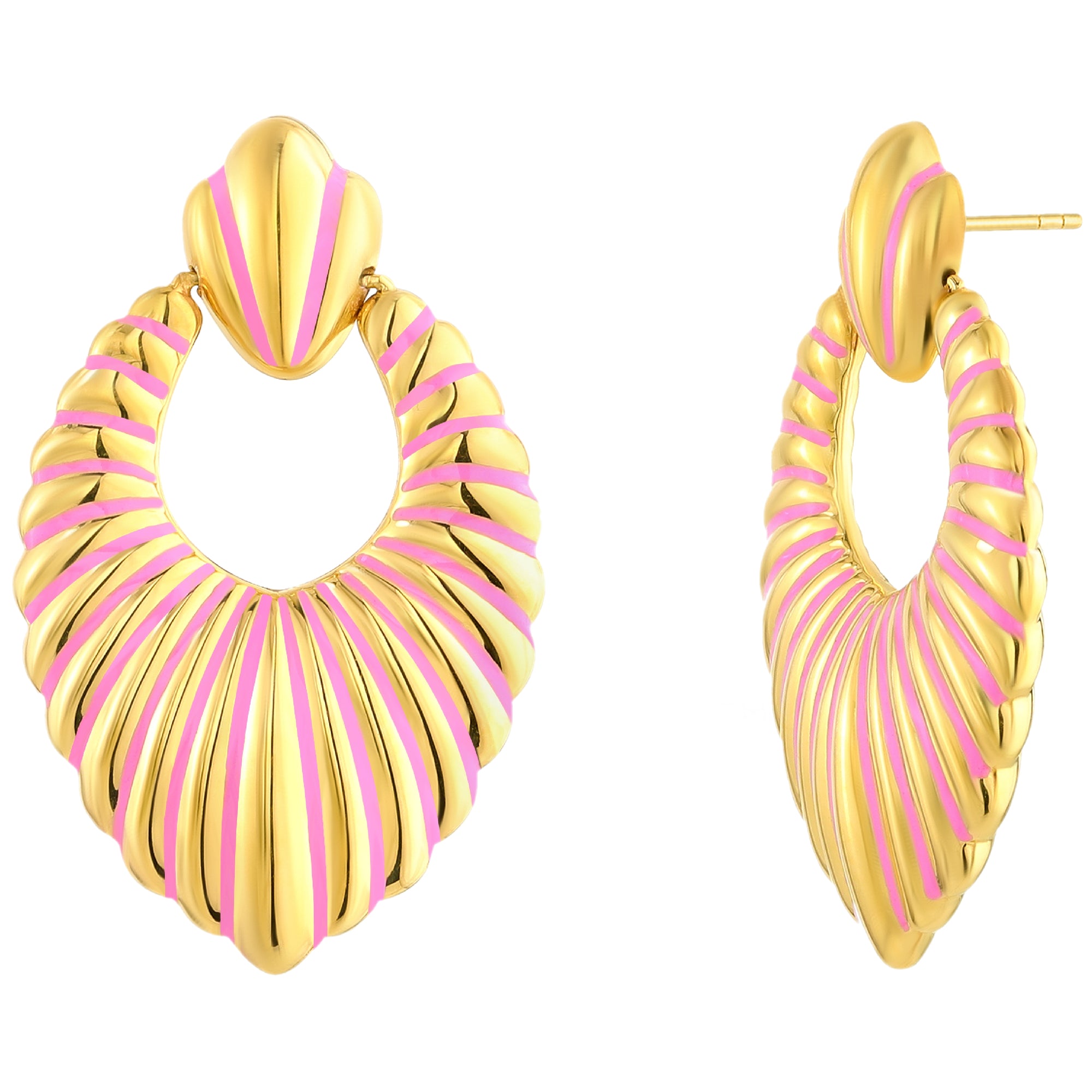 925 STERLING SILVER EARRINGS WITH ENAMEL