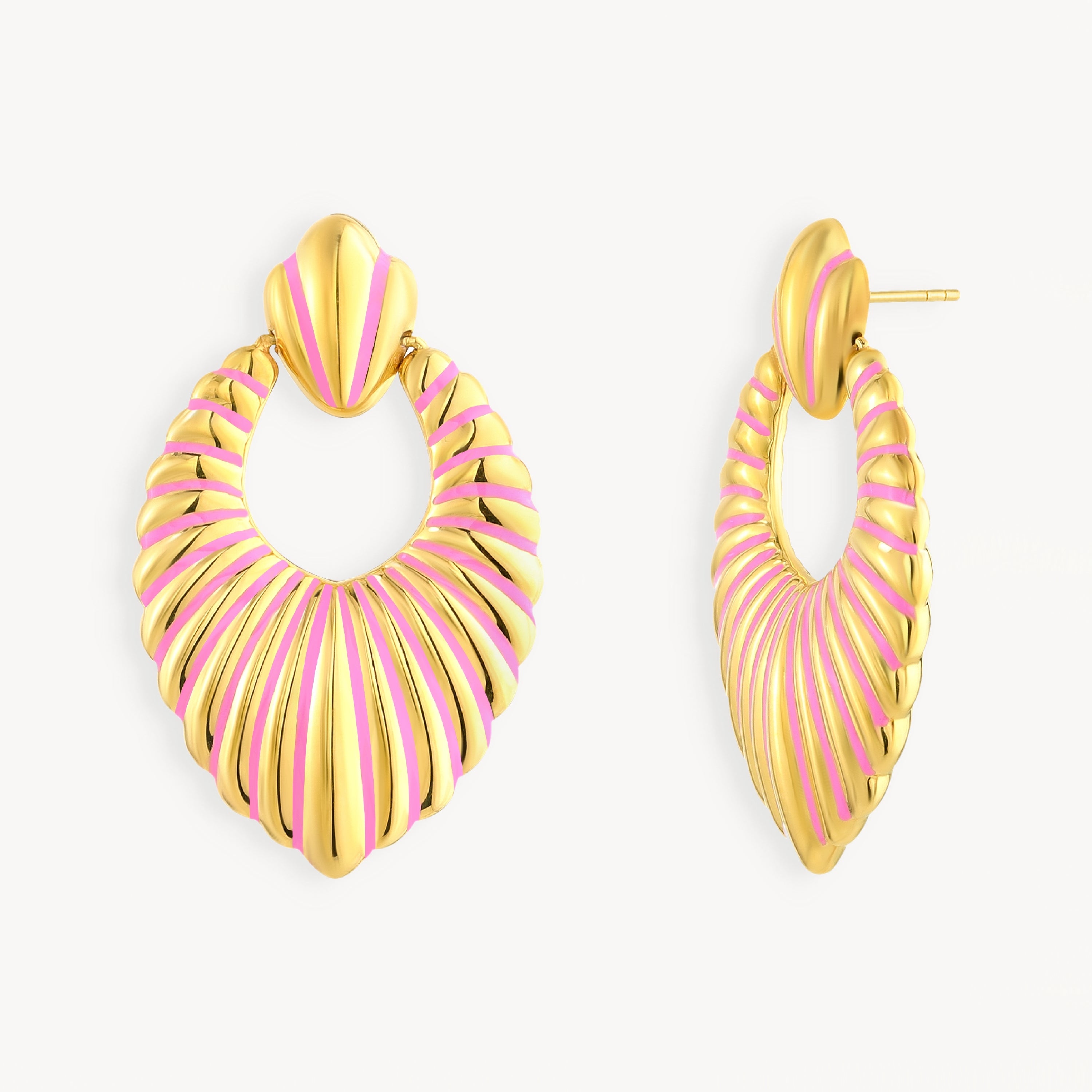 925 STERLING SILVER EARRINGS WITH ENAMEL