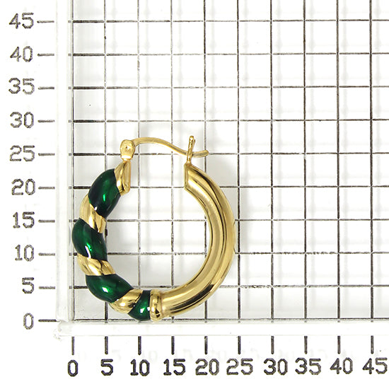 925 STERLING SILVER EARRINGS WITH ENAMEL