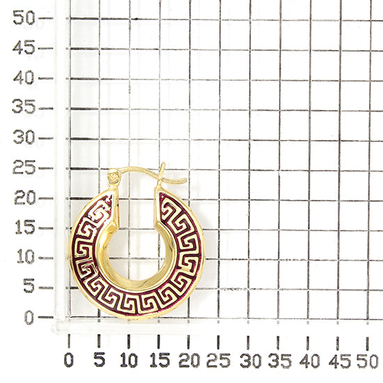 925 STERLING SILVER EARRINGS WITH ENAMEL