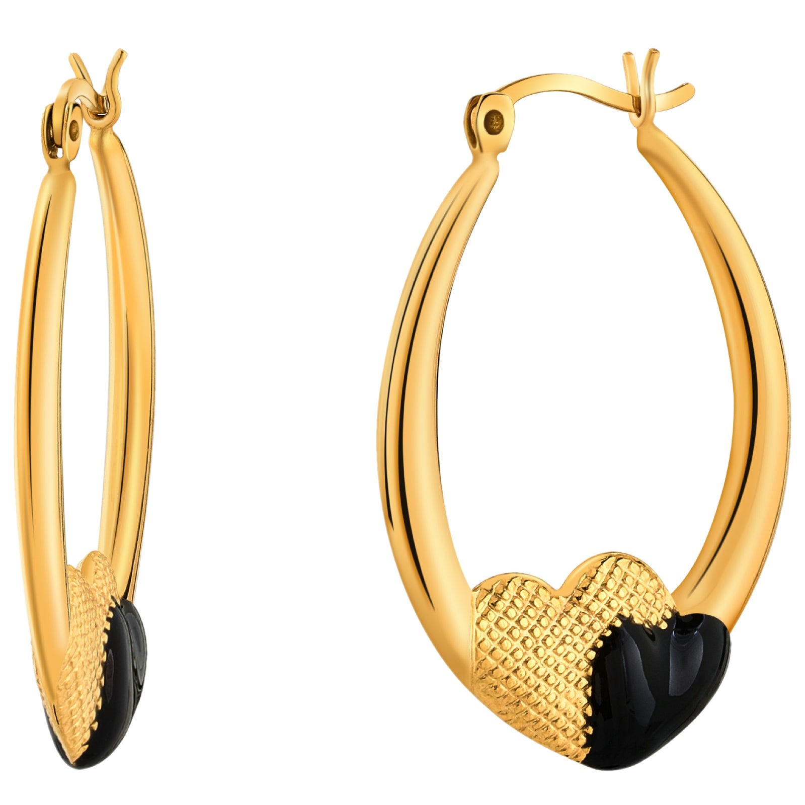 925 STERLING SILVER EARRINGS WITH ENAMEL