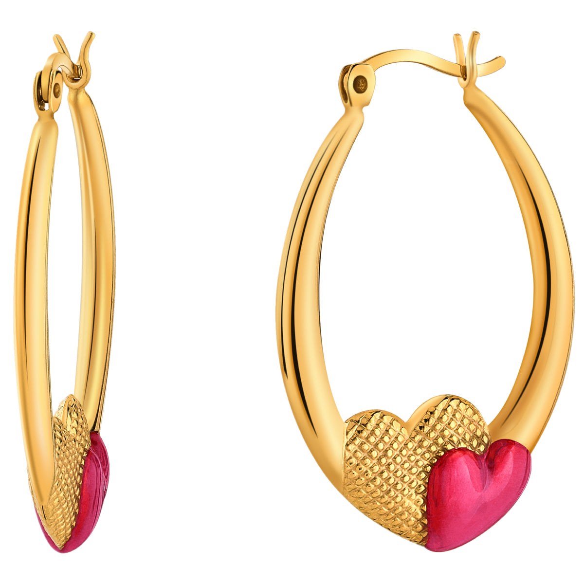 925 STERLING SILVER EARRINGS WITH ENAMEL