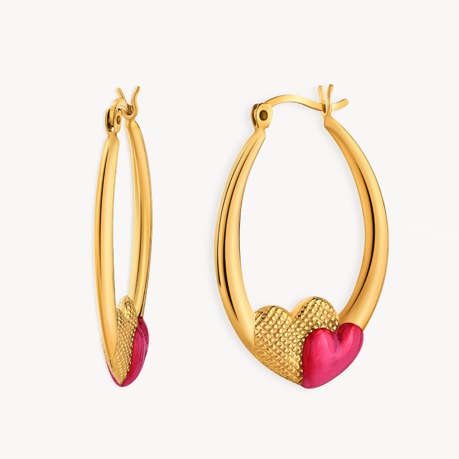 925 STERLING SILVER EARRINGS WITH ENAMEL