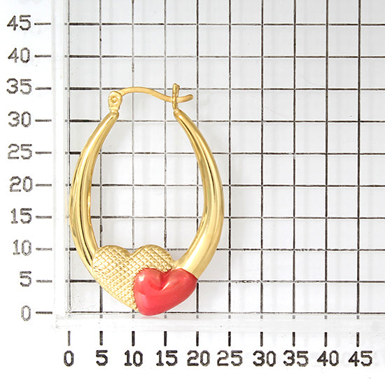 925 STERLING SILVER EARRINGS WITH ENAMEL