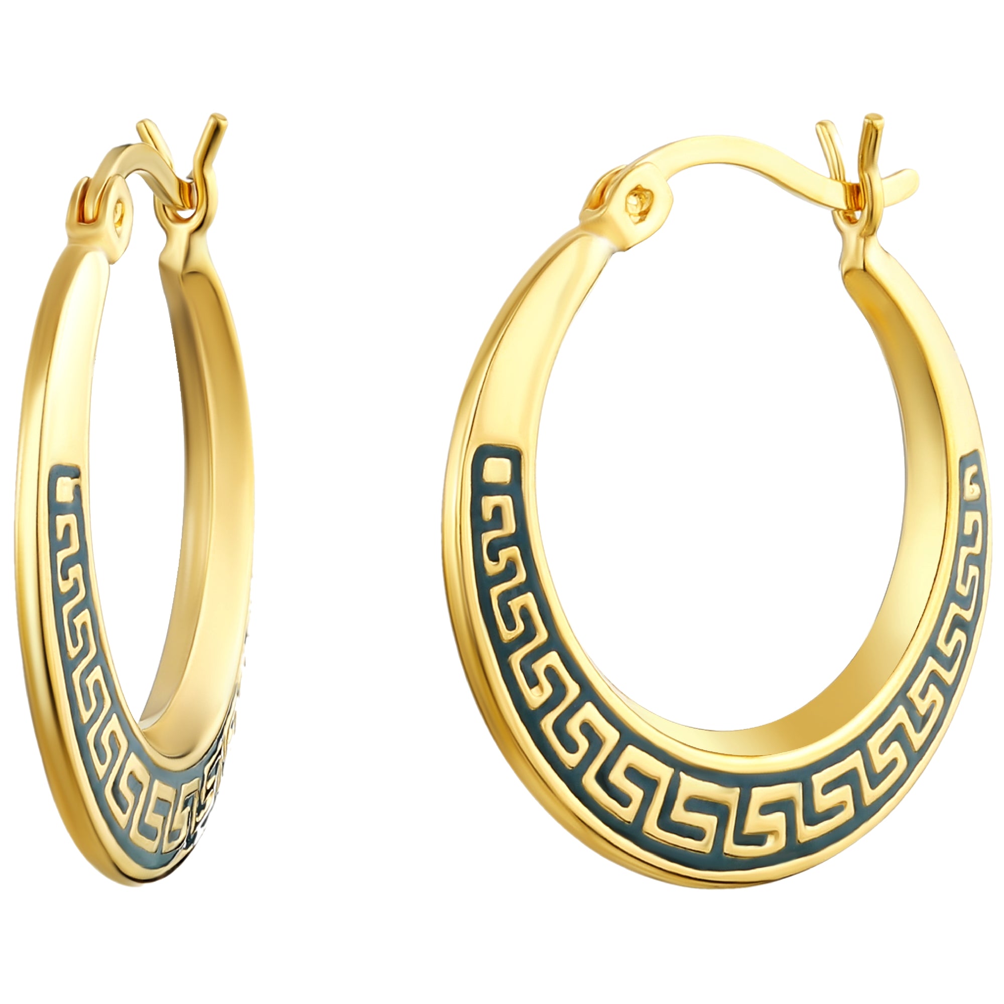 925 STERLING SILVER EARRINGS WITH ENAMEL