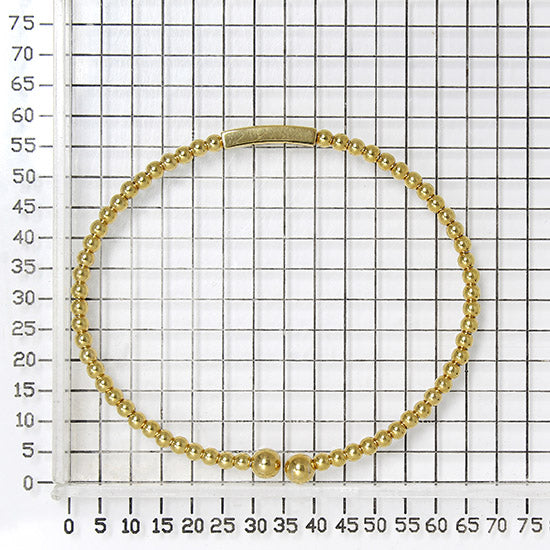 925 STERLING SILVER BALL BEAD CUFF BANGLE