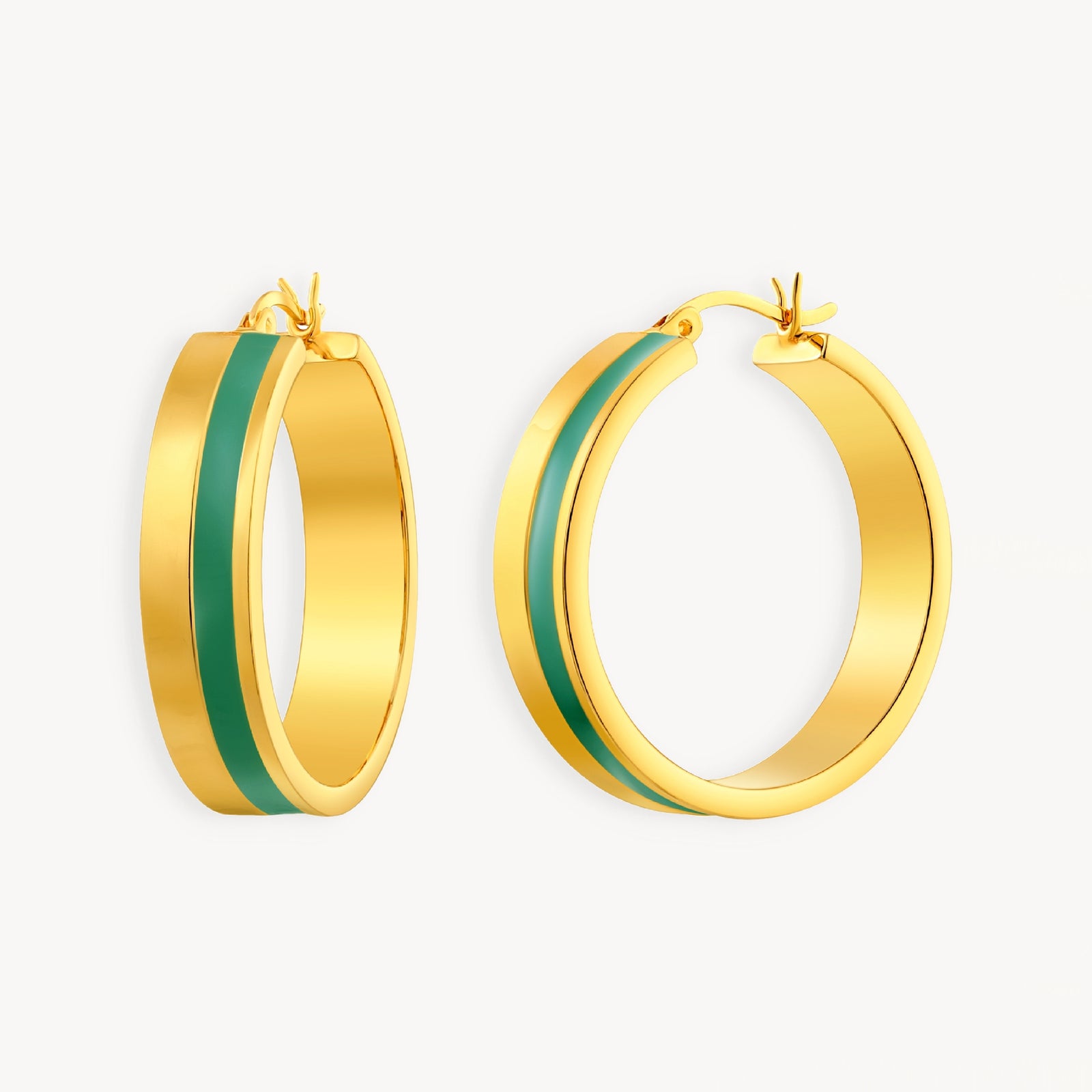 925 STERLING SILVER EARRINGS WITH ENAMEL